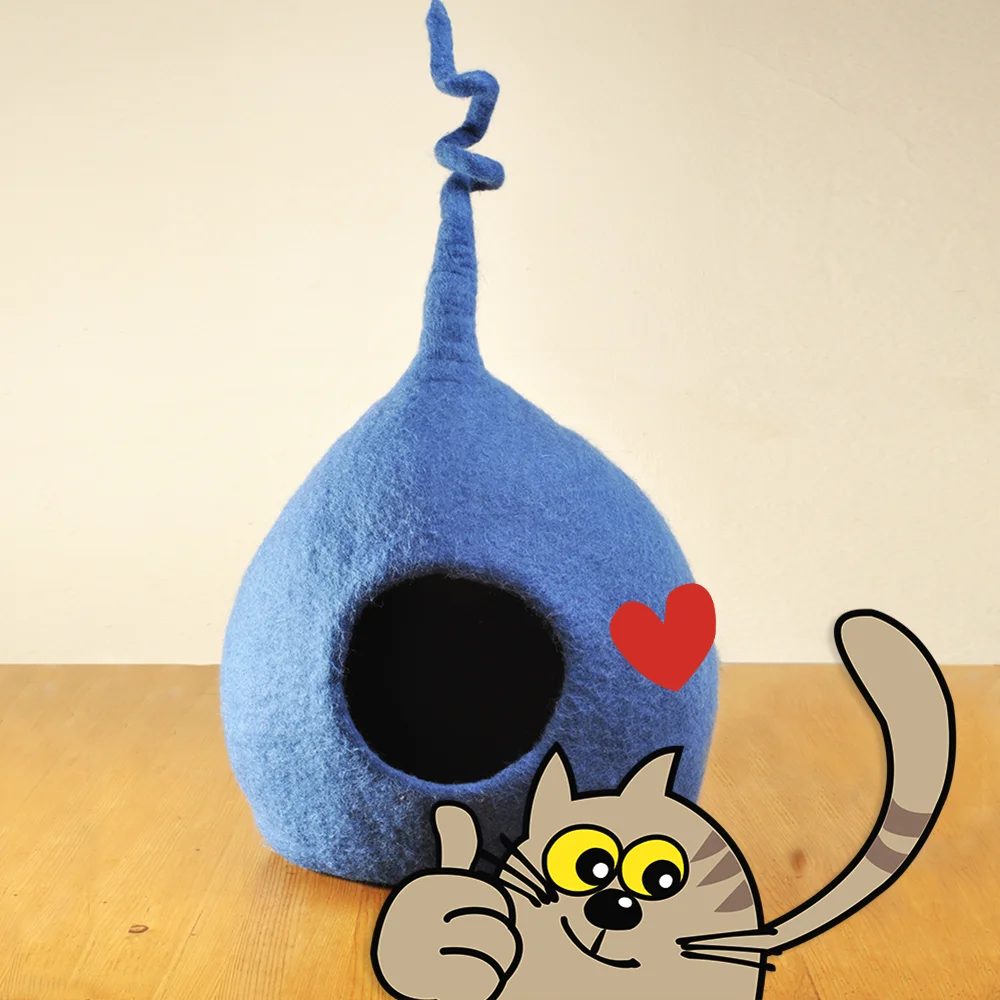 Pelisek_modry_Houmik Bed_blue_Houmik