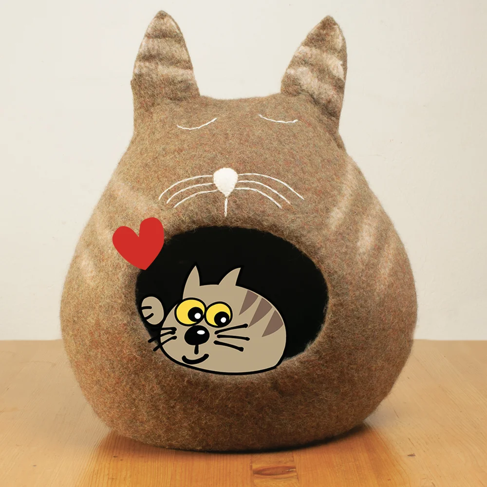 Polisek_hnedy_Houmik Bed_brown_Houmik